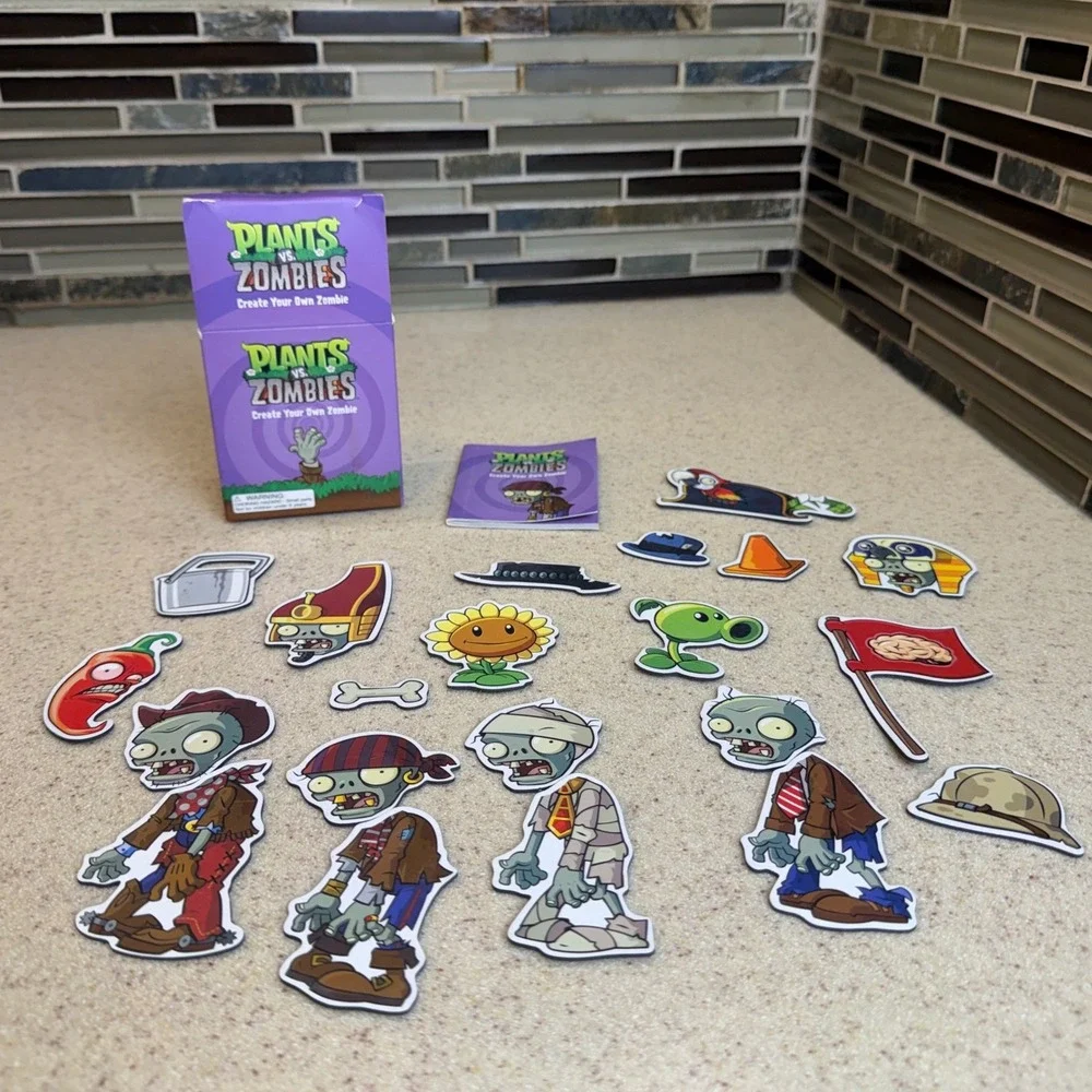 Plants vs Zombies Create Your Own Zombie Magnetic Kit Running Press Complete